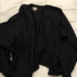 Cuyana Black Baby Alpaca Cape Petite/Small